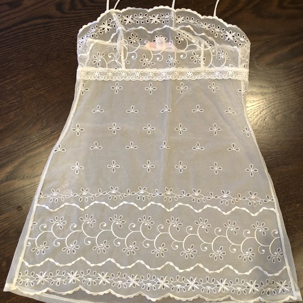 NWOT Victoria’s Secret White eyelet Lace Lingerie